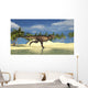 Tyrannosaurus Rex Running through Wall Decal Design 3