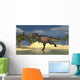 Tyrannosaurus Rex Running through Wall Decal Design 1