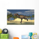 Tyrannosaurus Rex Running through Wall Decal Design 1