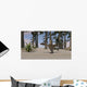 Utahraptor Prehistoric Environment Wall Decal Design 4