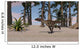Utahraptor Prehistoric Environment Wall Decal Design 4