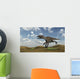 Utahraptor Running across Desert Wall Decal Design 1