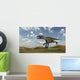 Utahraptor Running across Desert Wall Decal Design 1