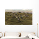 Three Utahraptors Running across Wall Decal Design 1