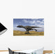 Utahraptor Running across Barren Wall Decal Design 3