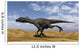 Utahraptor Running across Barren Wall Decal Design 3