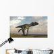 Utahraptor Running across Barren Wall Decal Design 2