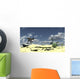 Utahraptor Bellows Loud Roar Wall Decal Design 2