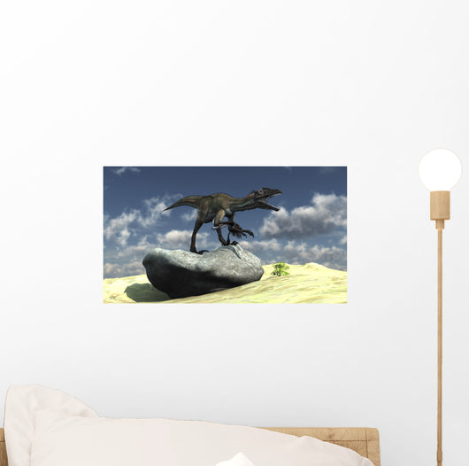 Utahraptor Bellows Loud Roar Wall Decal Design 1