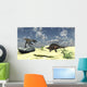 Confrontation between Utahraptor and Wall Decal