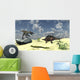 Confrontation between Utahraptor and Wall Decal