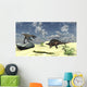 Confrontation between Utahraptor and Wall Decal
