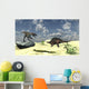 Confrontation between Utahraptor and Wall Decal