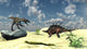 Confrontation between Utahraptor and Wall Decal
