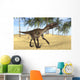 Utahraptor Prehistoric Environment Wall Decal Design 1