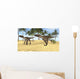 Two Utahraptors Prehistoric Environment Wall Decal