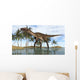 Utahraptor Standing Shallow Water Wall Decal