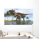 Utahraptor Standing Shallow Water Wall Decal