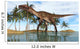 Utahraptor Standing Shallow Water Wall Decal
