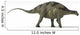 Brachytrachelopan Dinosaur White Wall Decal Design 3