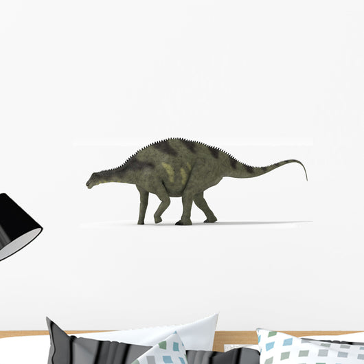 Brachytrachelopan Dinosaur White Wall Decal Design 2