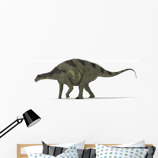 Brachytrachelopan Dinosaur White Wall Decal Design 2