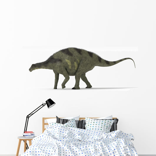 Brachytrachelopan Dinosaur White Wall Decal Design 2