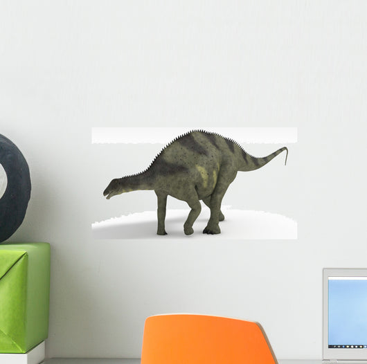 Brachytrachelopan Dinosaur White Wall Decal Design 1
