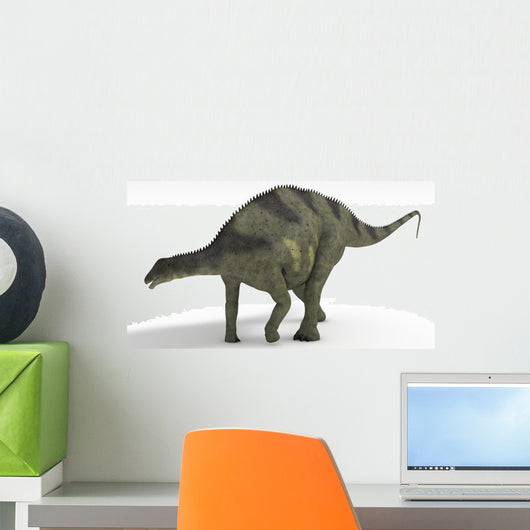 Brachytrachelopan Dinosaur White Wall Decal Design 1