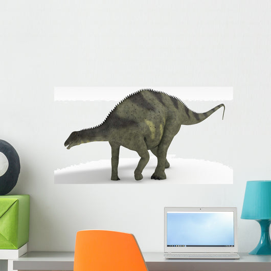 Brachytrachelopan Dinosaur White Wall Decal Design 1