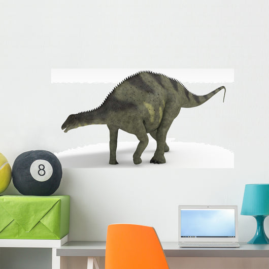 Brachytrachelopan Dinosaur White Wall Decal Design 1