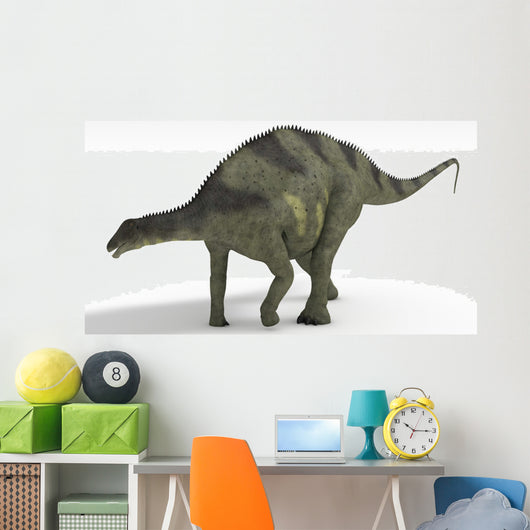 Brachytrachelopan Dinosaur White Wall Decal Design 1