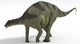 Brachytrachelopan Dinosaur White Wall Decal Design 1