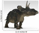 Triceratops Dinosaur White Wall Decal Design 4