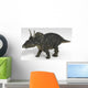 Triceratops Dinosaur White Wall Decal Design 3