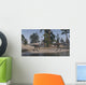 Two Gigantoraptors Shoreline Wall Decal