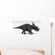 Achelousaurus Dinosaur White Wall Decal Design 2