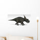 Achelousaurus Dinosaur White Wall Decal Design 2