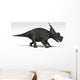 Achelousaurus Dinosaur White Wall Decal Design 2