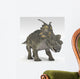 Achelousaurus Dinosaur White Wall Decal Design 1