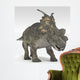 Achelousaurus Dinosaur White Wall Decal Design 1