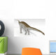 Apatosaurus Dinosaur White Wall Decal Design 2