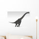 Brachiosaurus Dinosaur White Wall Decal Design 5