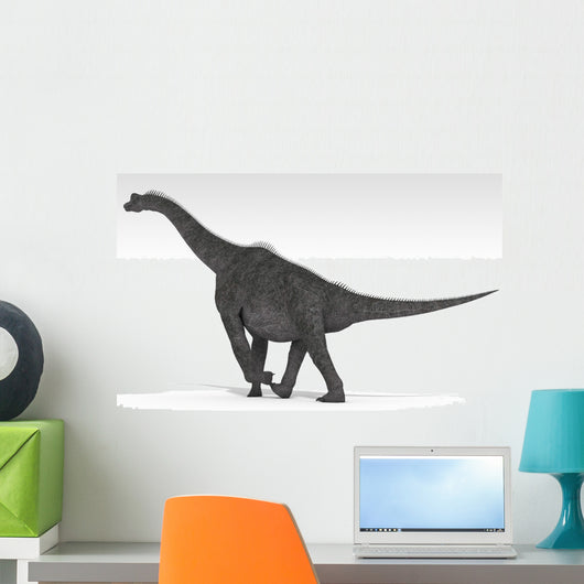 Brachiosaurus Dinosaur White Wall Decal Design 4