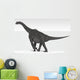 Brachiosaurus Dinosaur White Wall Decal Design 4