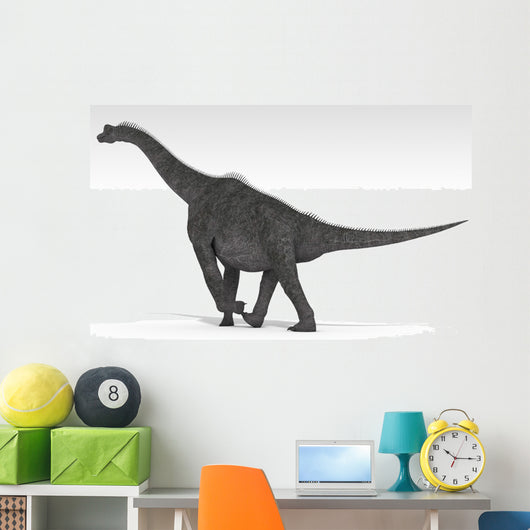 Brachiosaurus Dinosaur White Wall Decal Design 4