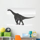 Brachiosaurus Dinosaur White Wall Decal Design 4