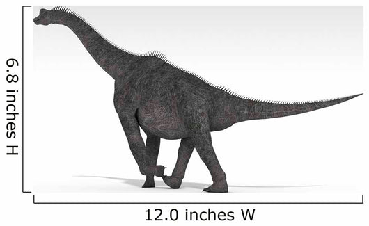Brachiosaurus Dinosaur White Wall Decal Design 4