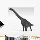 Brachiosaurus Dinosaur White Wall Decal Design 3