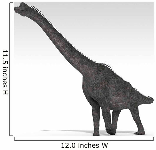 Brachiosaurus Dinosaur White Wall Decal Design 3